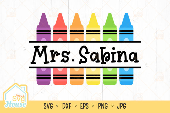 Crayon Split Monogram Frame Name Svg: A Versatile Digital Design for Creative Projects