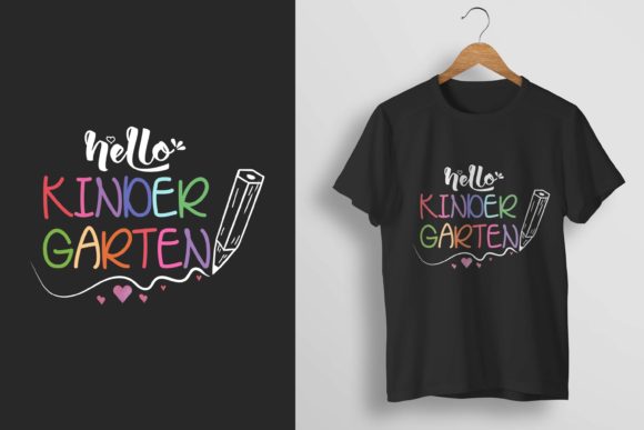 Hello Kindergarten Heart Kids T-Shirt: A Versatile Back-to-School Essential