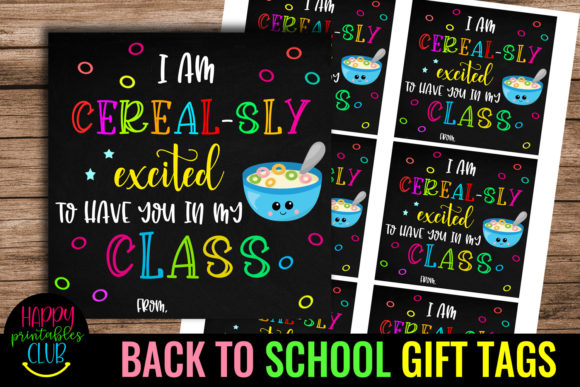 I Am Cereal-sly Excited to Have You Tag: A Strategic Tool for Back-to-School Success