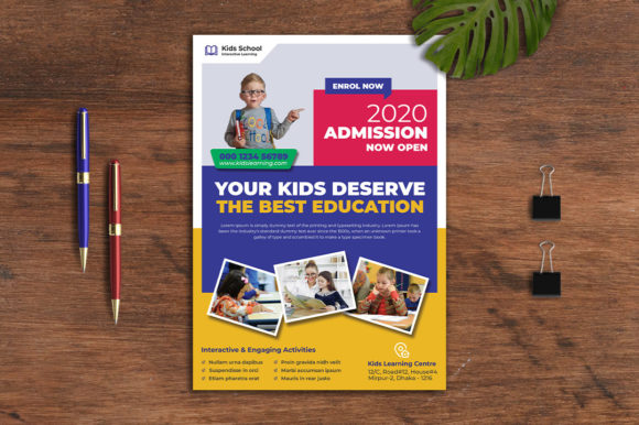 Kids School Admission Flyer: A Modern Solution for Education Businesses