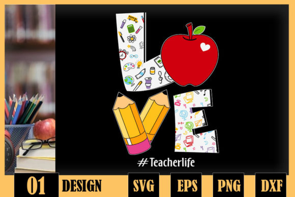LOVE Teacher Life Apple Pencil