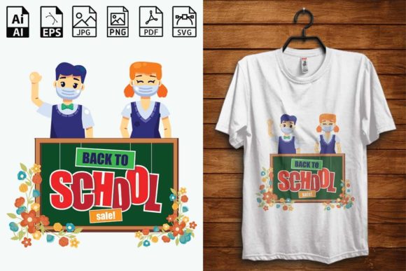 School T-shirt Design- 11: A Versatile and Practical Choice for Custom Apparel