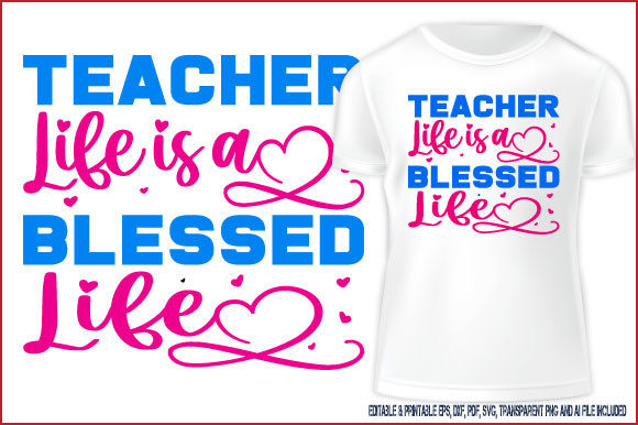 Teacher T-shirt Typography Vector Design: A Versatile and Creative Solution for Educators and Designers